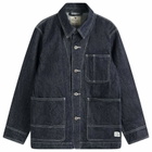 Snow Peak Women's Recycled Cotton Denim Jacket in Indigo