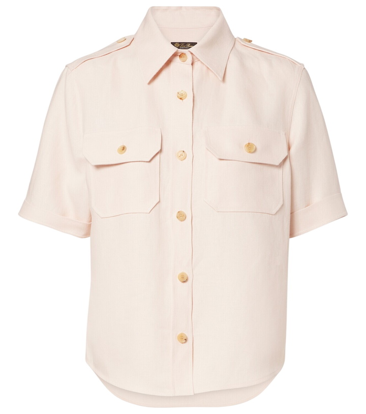 Photo: Loro Piana Annalisa linen shirt