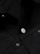 Entire Studios - Oversized Cropped Cotton-Canvas Jacket - Black