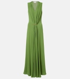 Sportmax Draped maxi dress