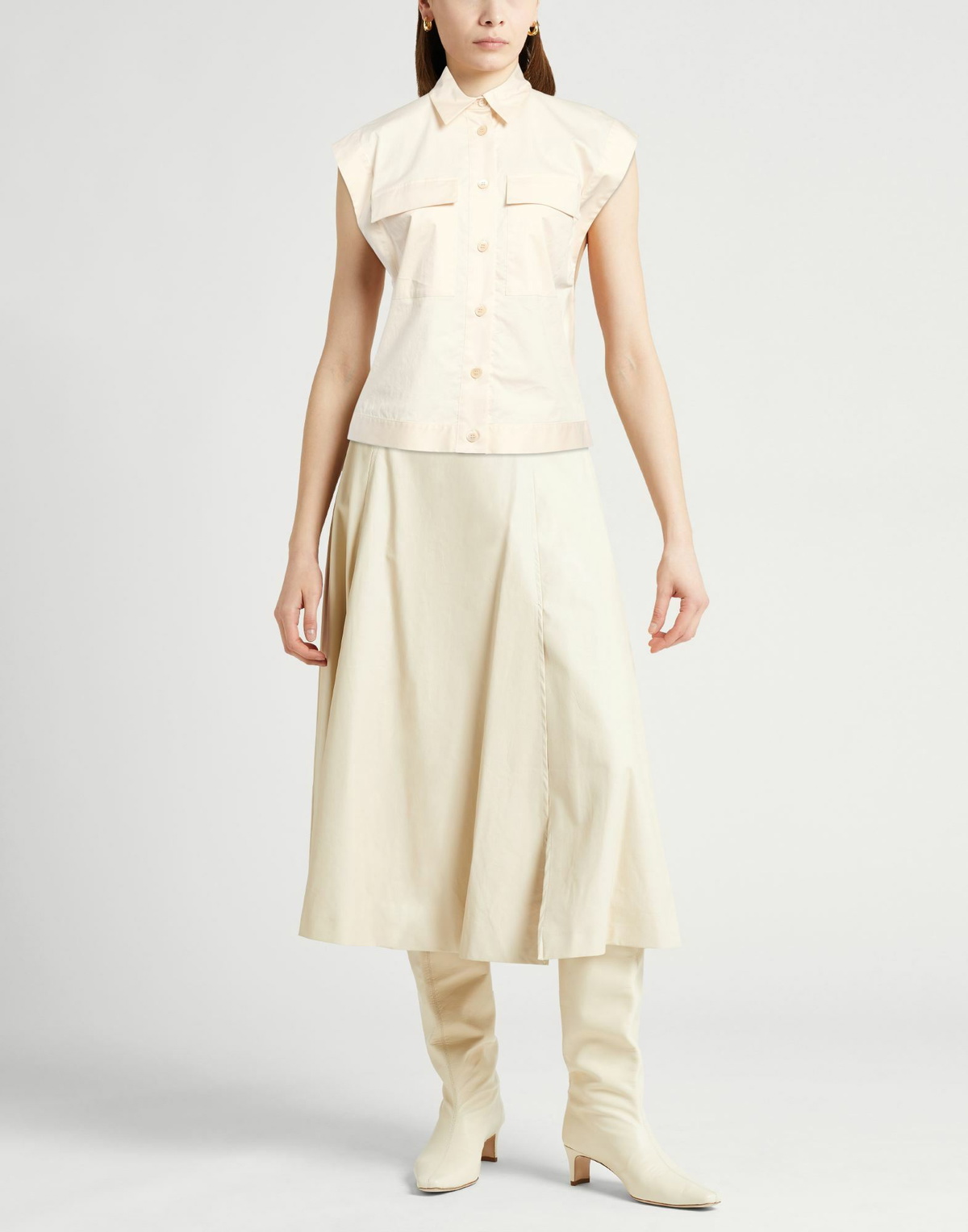 Peserico Womens Shirt in Beige
