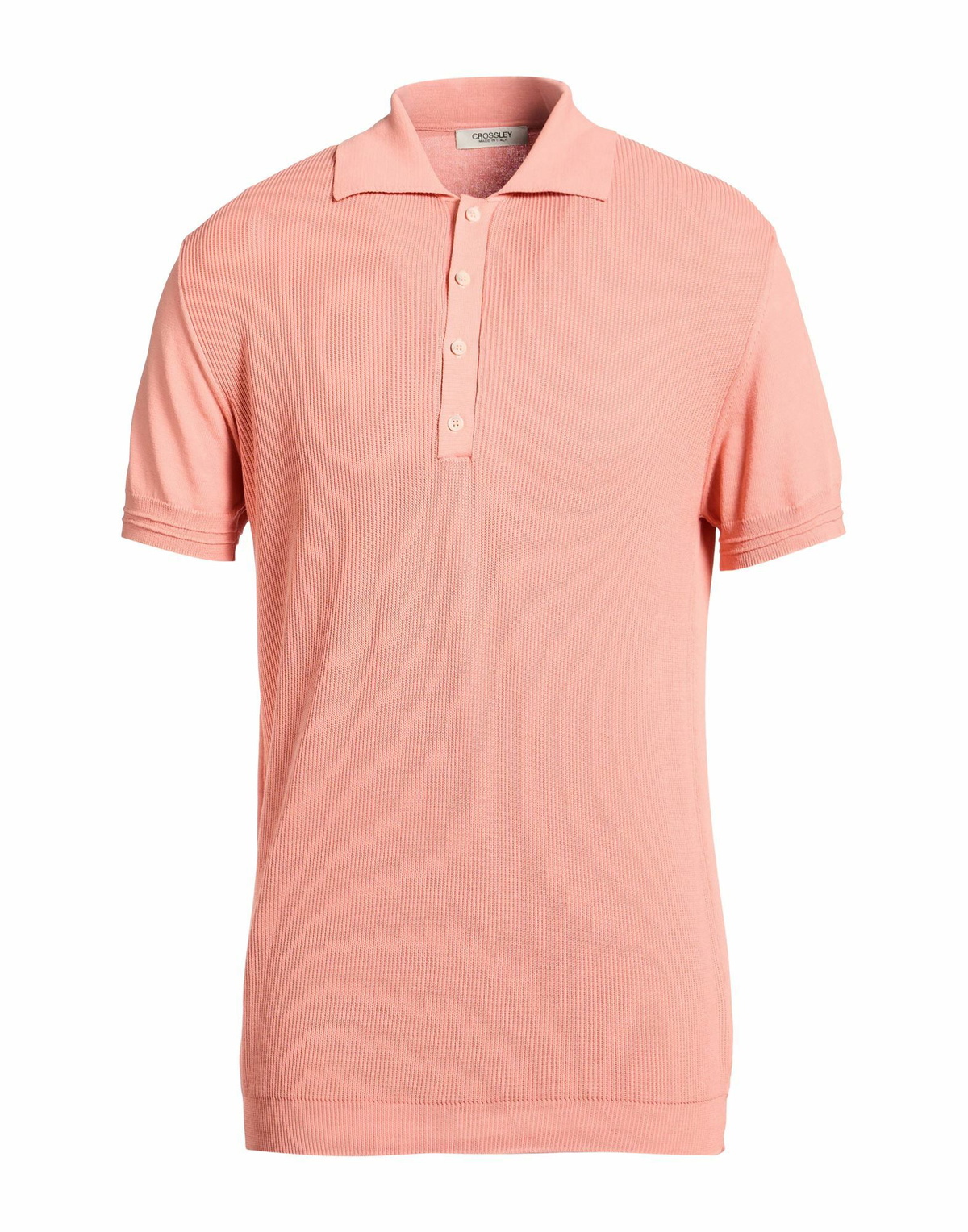 Crossley Mens Polo shirt in Salmon pink