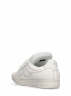 LANVIN - Xl Curb Leather Low Top Sneakers
