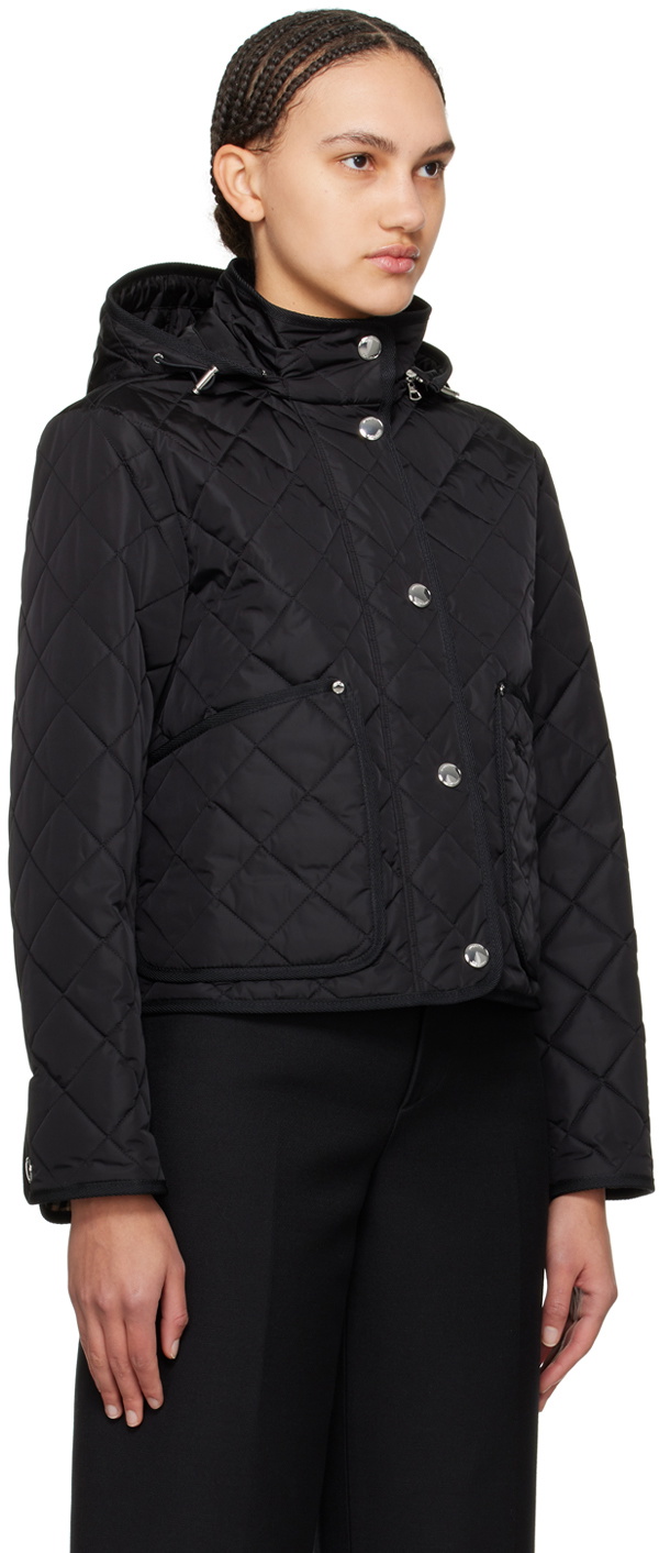 ジャケット BURBERRY QUILTING JACKET Burberry Black Quilted Jacket Burberry