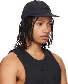 Fear of God ESSENTIALS Black Signature 5 Panel Cap