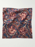 Favourbrook - Charleston Floral-Print Silk-Twill Pocket Square