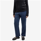 DONNI. Women's Twill Carpenter Pants in Navy