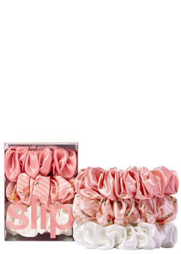 Photo: Slip Pure Silk Large Scrunchies - Petal