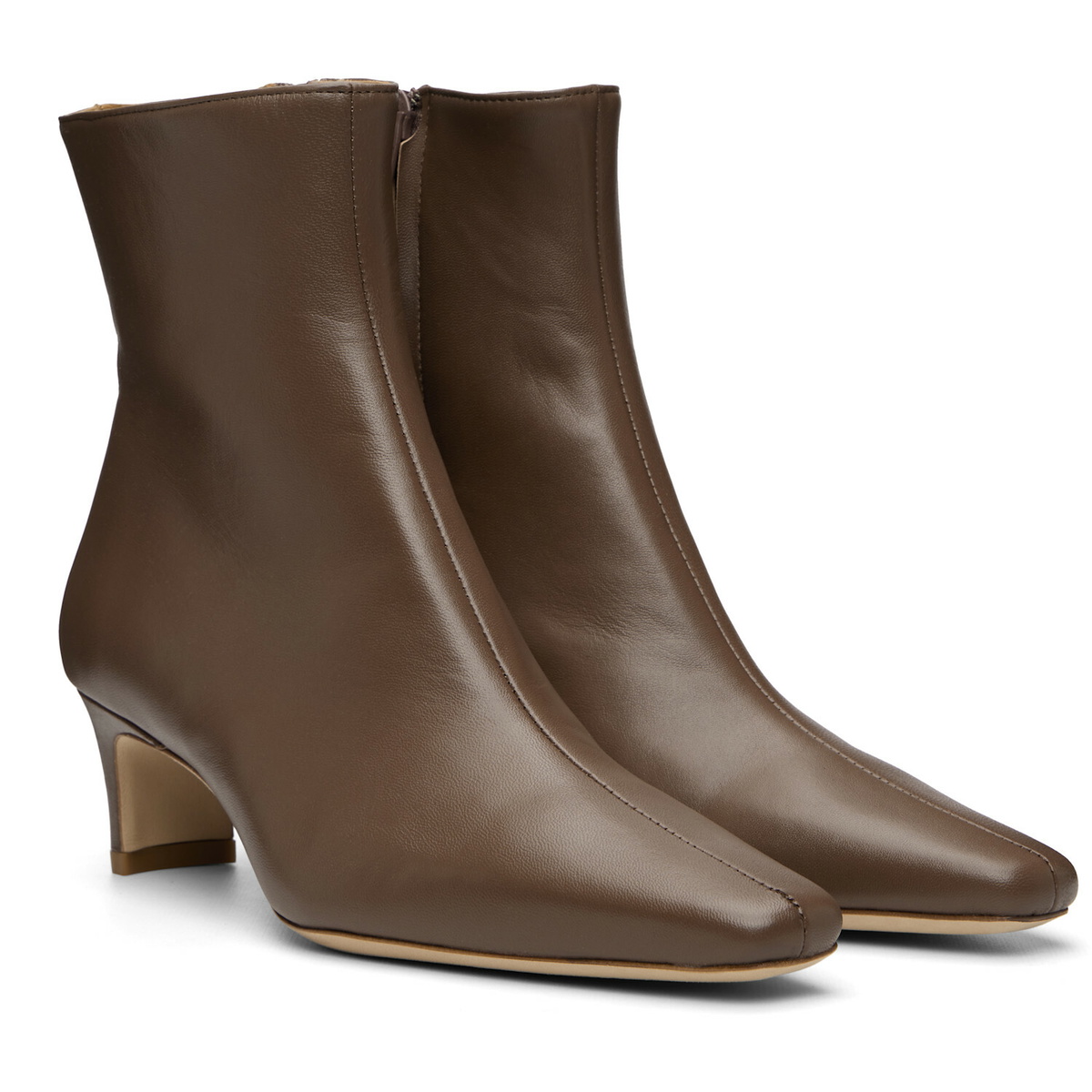Staud Brown Wally Ankle Boots