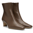 Staud Brown Wally Ankle Boots