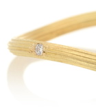 Elhanati - String Ring 18kt gold ring with diamond