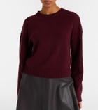 Fforme Marcela cropped wool and cashmere sweater
