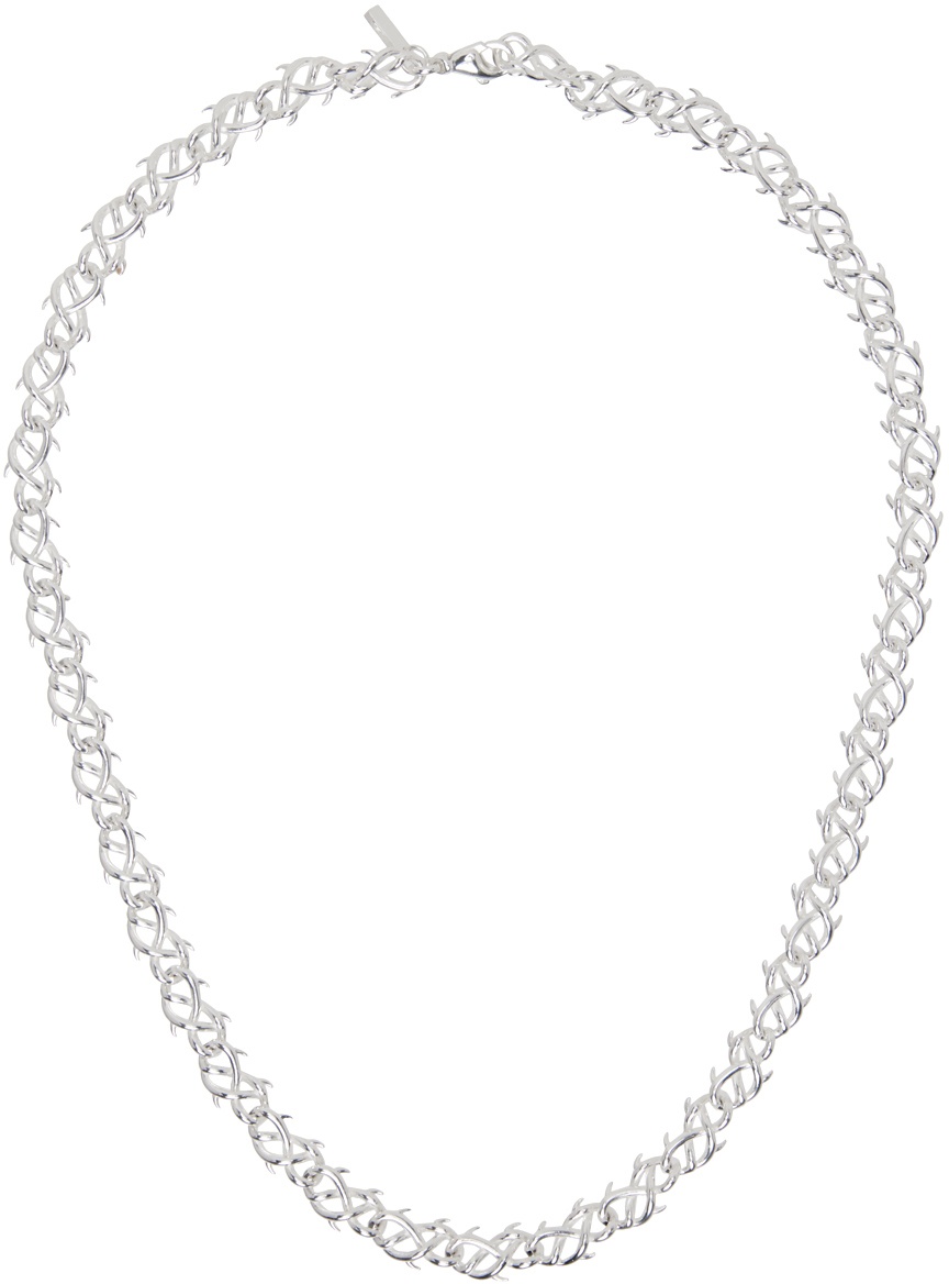 Hatton Labs Silver Thorn Link Chain Necklace