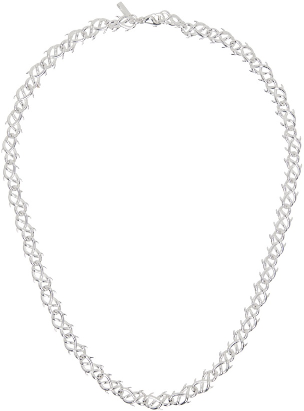 Photo: Hatton Labs Silver Thorn Link Chain Necklace