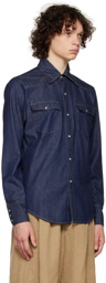 Maison Margiela Navy Pocket Shirt