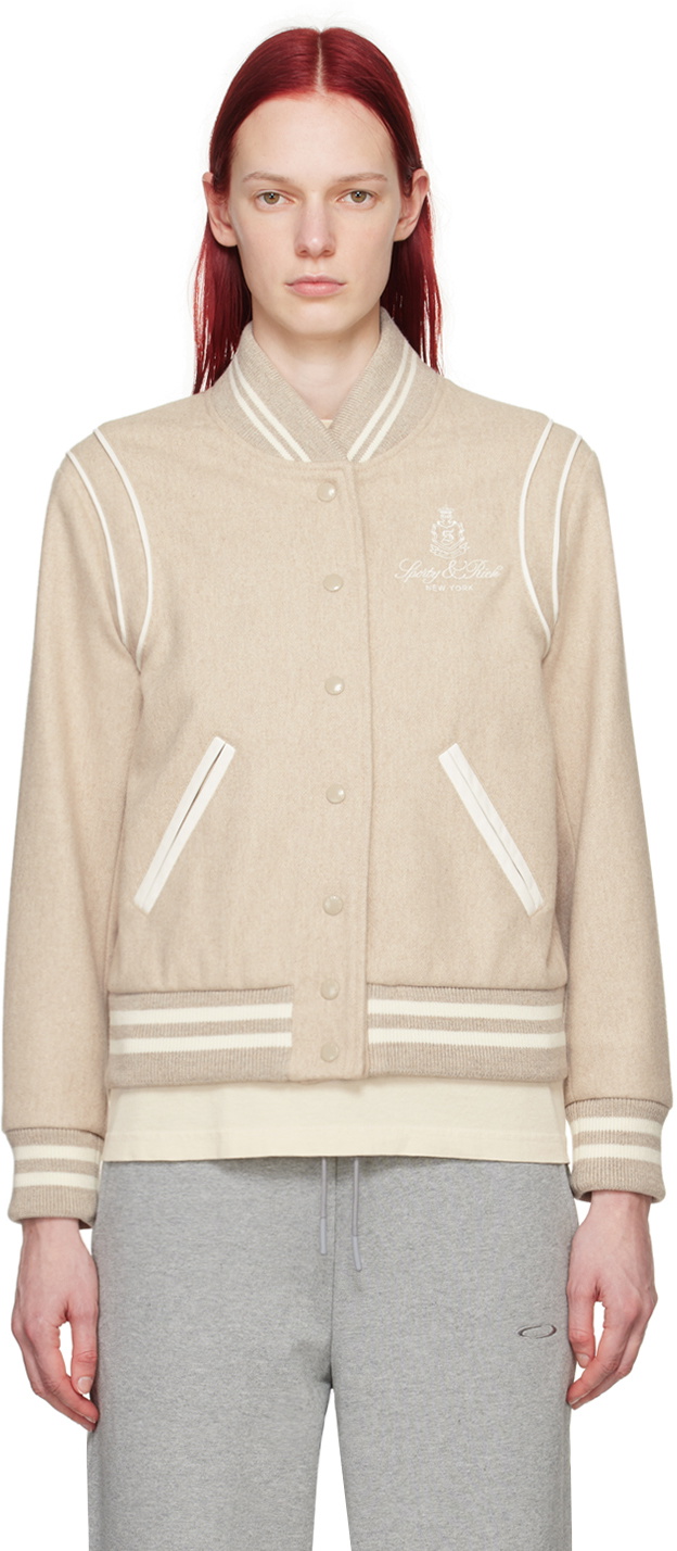 Sporty & Rich Beige Vendome Jacket