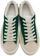 BY FAR Green & Off-White Suede Rodina Sneakers
