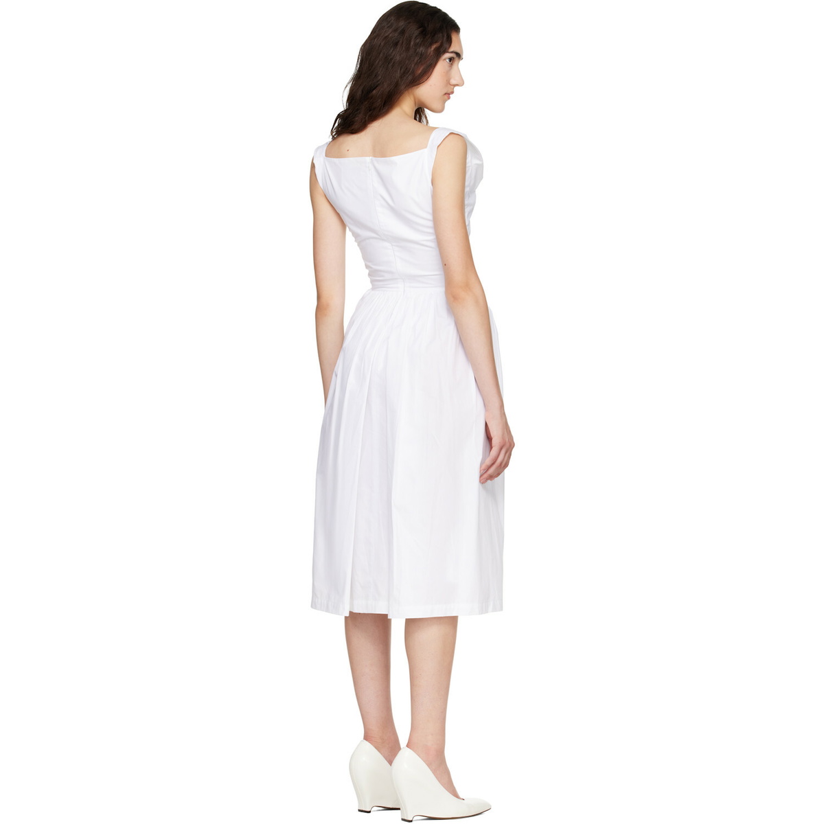 Vivienne Westwood White Sunday Midi Dress