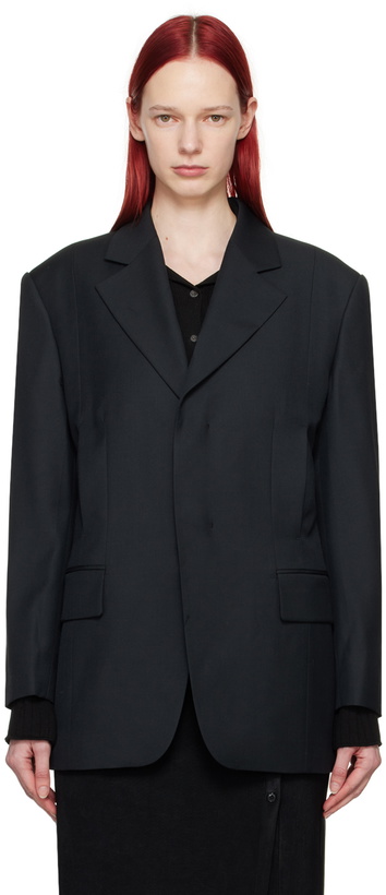 Photo: Youth Black Oversized Blazer