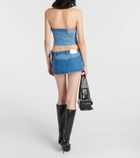 Dion Lee Workwear denim corset top