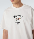 Burberry Embroidered cotton jersey T-shirt