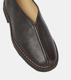 Lemaire Piped leather loafers