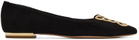 Sophia Webster Black Butterfly Ballerina Flats