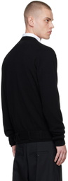 Random Identities Black Belted Sweater