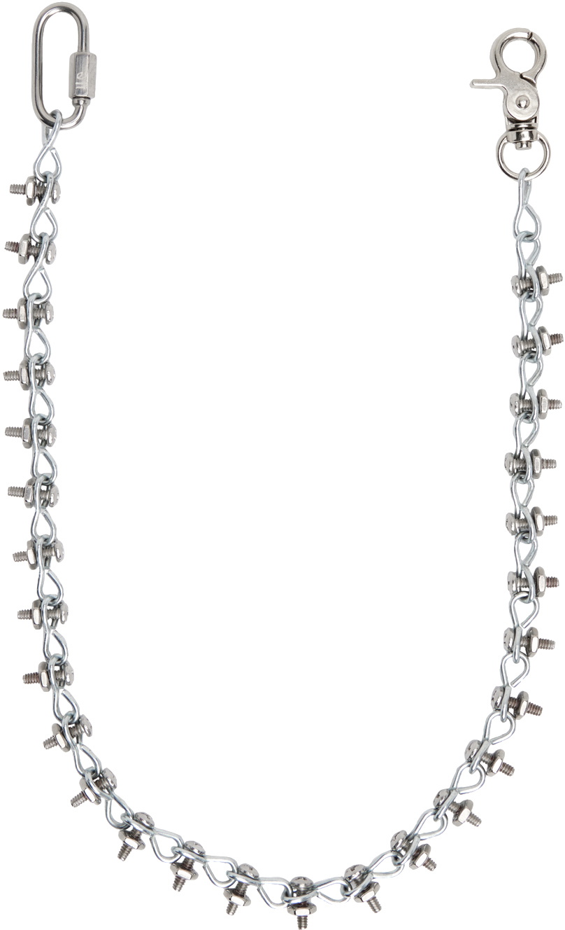 Apartment 1007 Silver #14 Hexnut Wallet Keychain