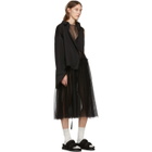 Chika Kisada Black Sleeveless Tulle Dress