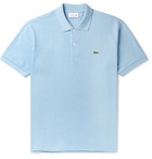 Lacoste - Logo-Appliquéd Cotton-Piqué Polo Shirt - Blue