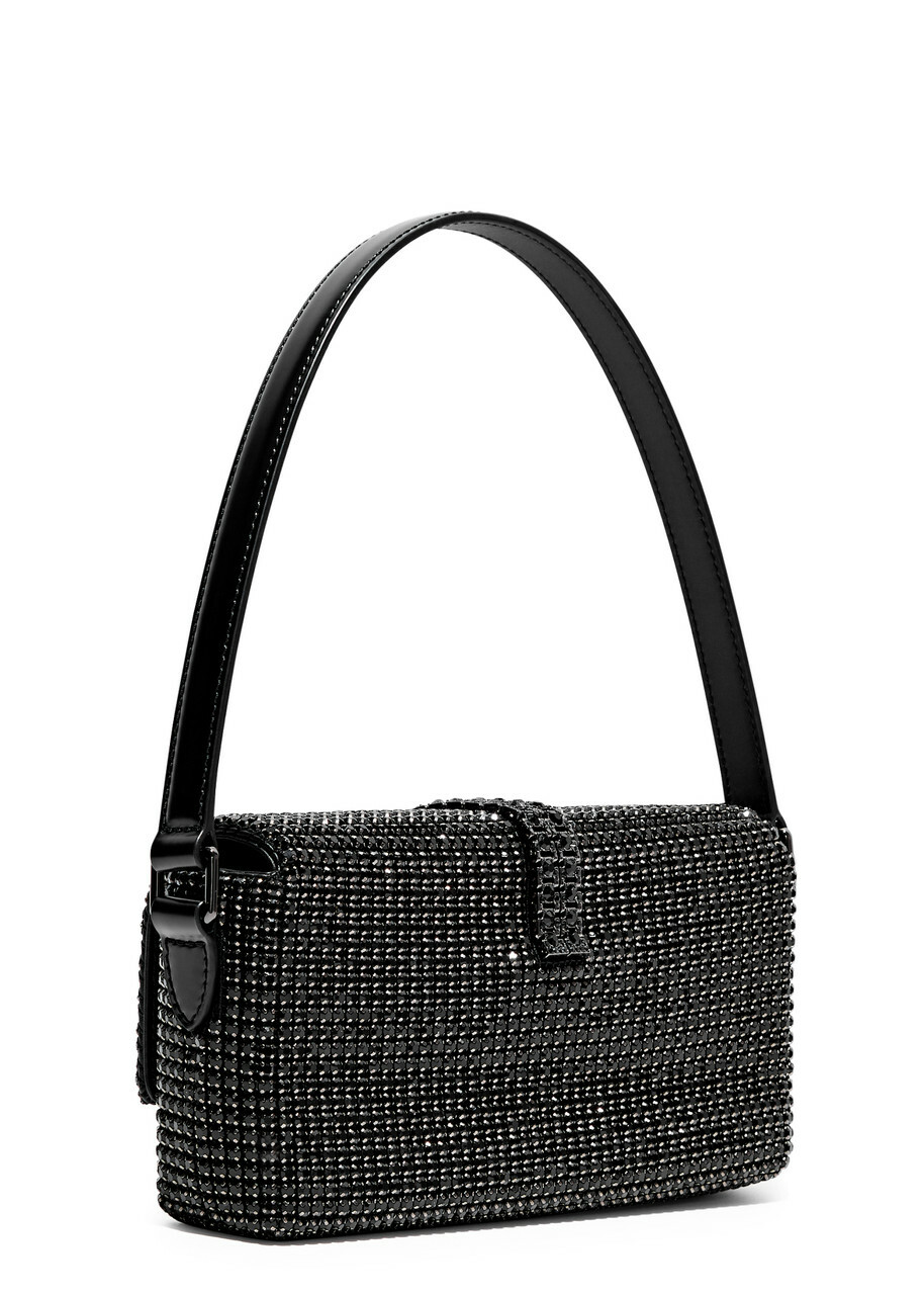 Self-portrait Bow Crystal-embellished top Handle bag - Black - One Size