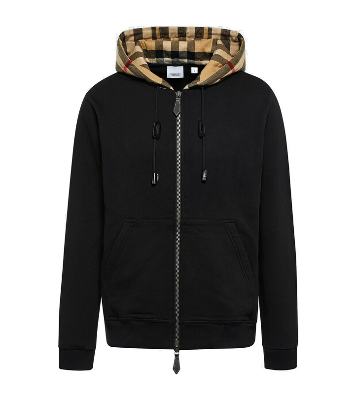 Photo: Burberry Vintage Check cotton hoodie