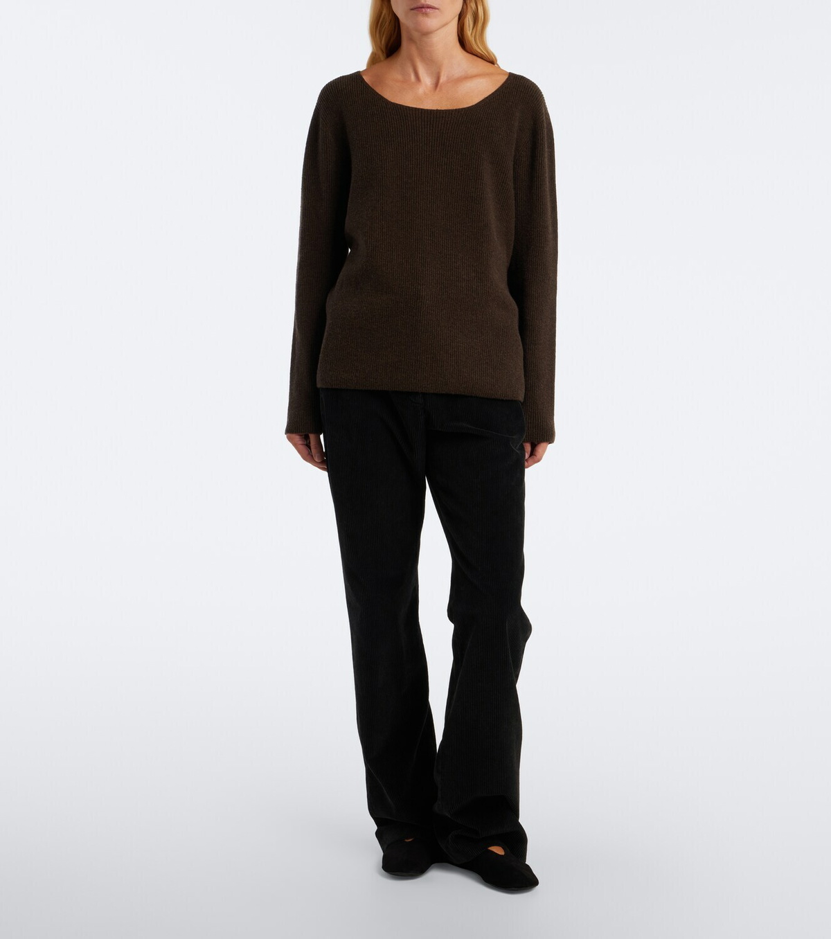 The Row Kenton cotton corduroy straight pants