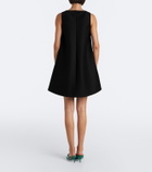 Balenciaga BB belted wool and silk minidress