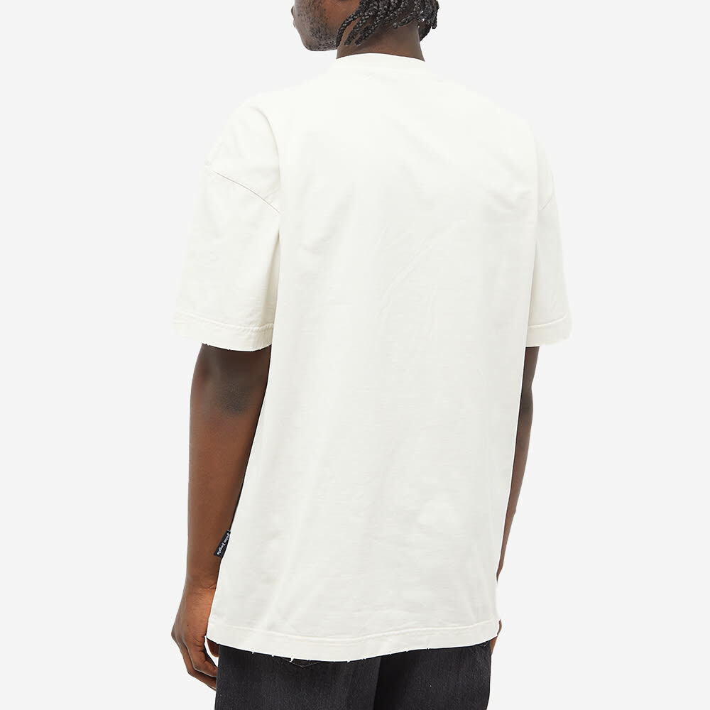Palm Angels Men's East Coast Vintage T-Shirt in White/Black