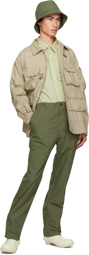 Engineered Garments Khaki Fatigue Trousers