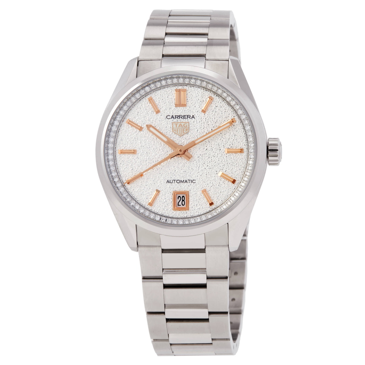 Tag Heuer Carrera Date GMT Automatic Grey Dial Ladies Watch WBN231B.BA0001