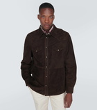 Brunello Cucinelli Suede shirt