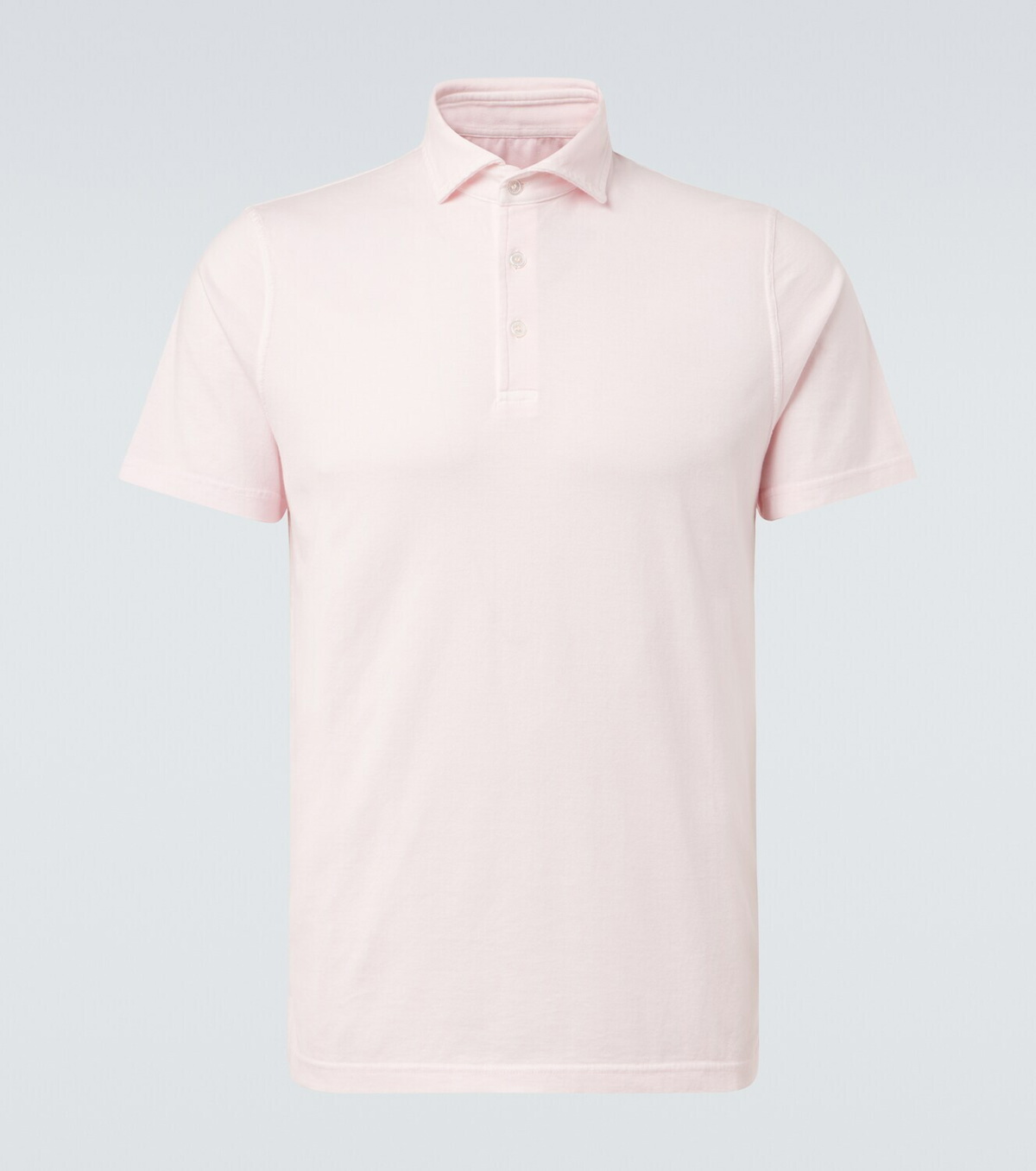Fedeli Cotton jersey polo shirt