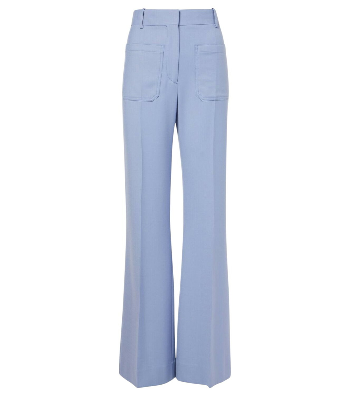 【税関/送料込】VICTORIA BECKHAM ★ 「アリナ」パンツ VICTORIA BECKHAM Alina twill wide-leg pants | NET-A-PORTER
