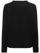 MAX MARA Salvia Wool Knit Crewneck Sweater