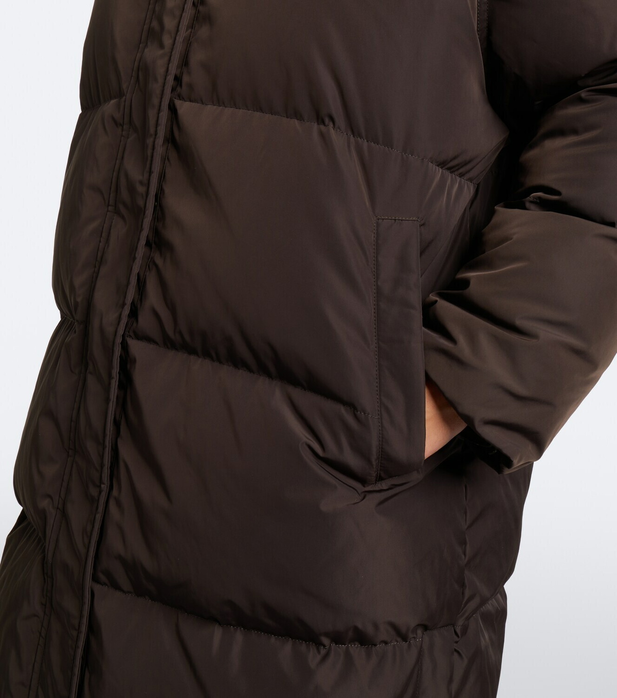 Yves Salomon Shearling-trimmed down coat