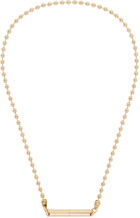 IN GOLD WE TRUST PARIS SSENSE Exclusive Gold Jack Necklace