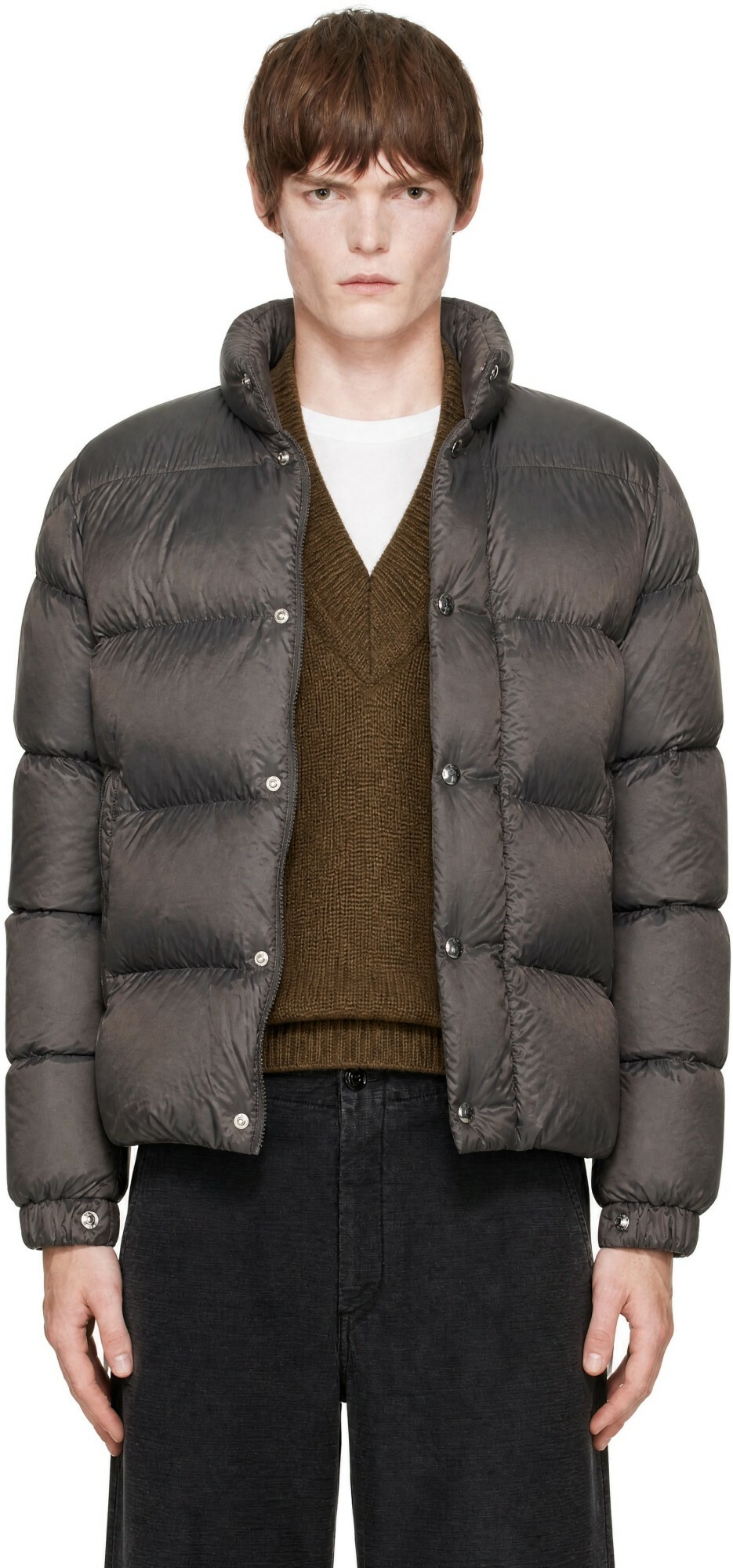 Moncler Black Berriat Biker Down Jacket Moncler