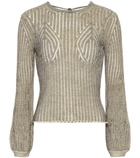Chloe - Cotton-blend knit top