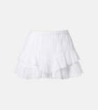 Marant Etoile Jocadia broderie anglaise cotton shorts