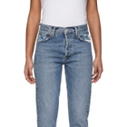 AGOLDE Blue Jamie High-Rise Classic Fit Jeans