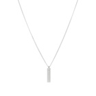 Tom Wood 21.5" ID Pendant Necklace in Silver 