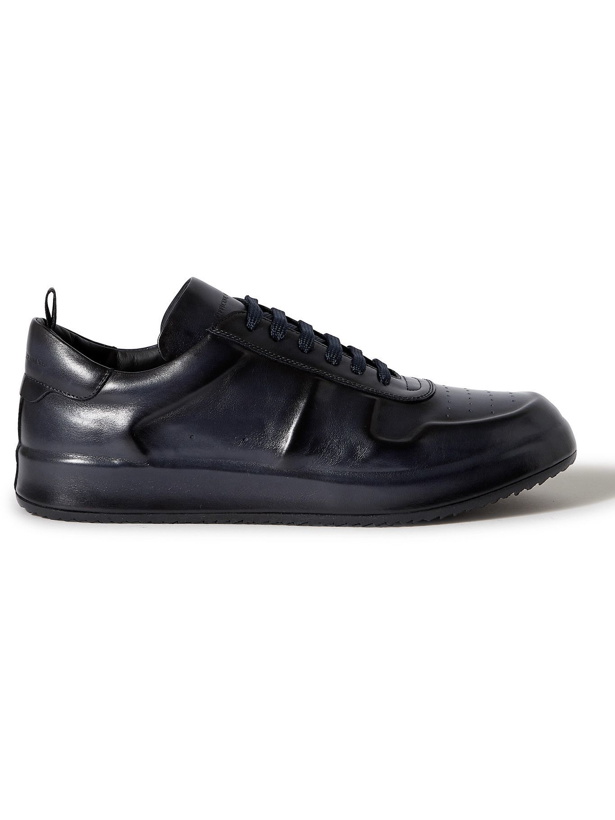 Photo: OFFICINE CREATIVE - Ace Lux Leather Sneakers - Blue